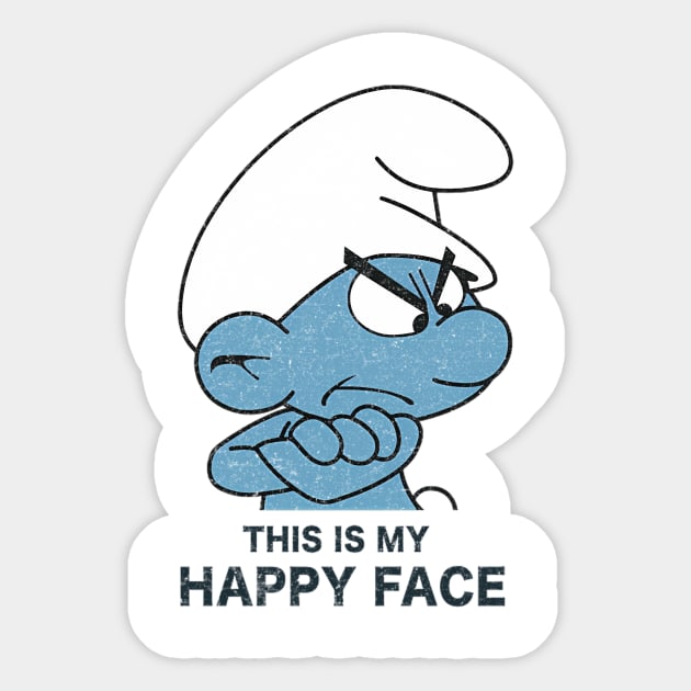 Papa on sale smurf face
